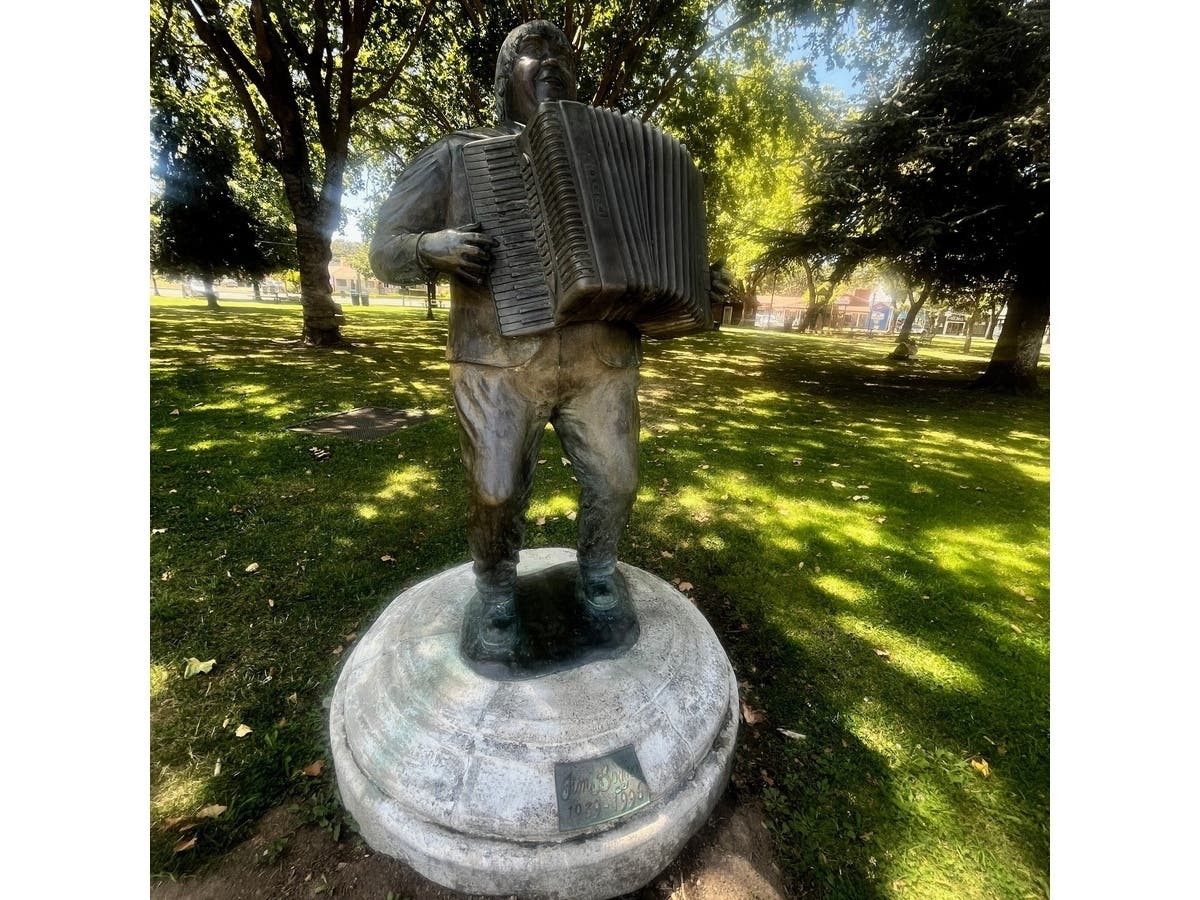 The 35th Cotati Accordion Festival, co-founded by Jim Boggio (above) and "Buck" Kauffman, showcases the instrument's worldwide reach with performances across a multitude of musical styles.