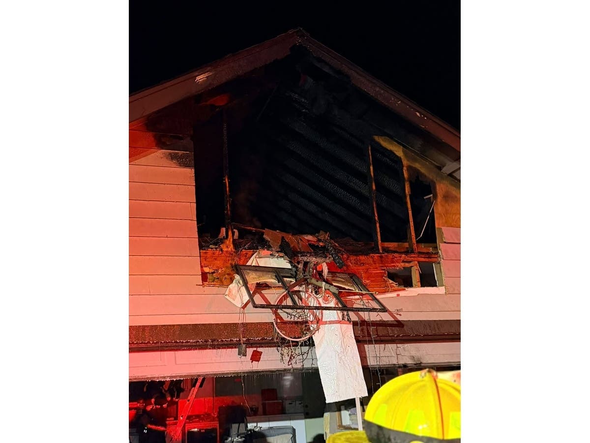 Crews kept the fire out of the home’s living space, but smoke and water caused significant damage.