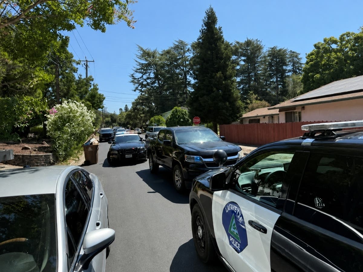 A search involving four law enforcement agencies and multiple cities ended a day later when detectives spotted the burglary suspect.