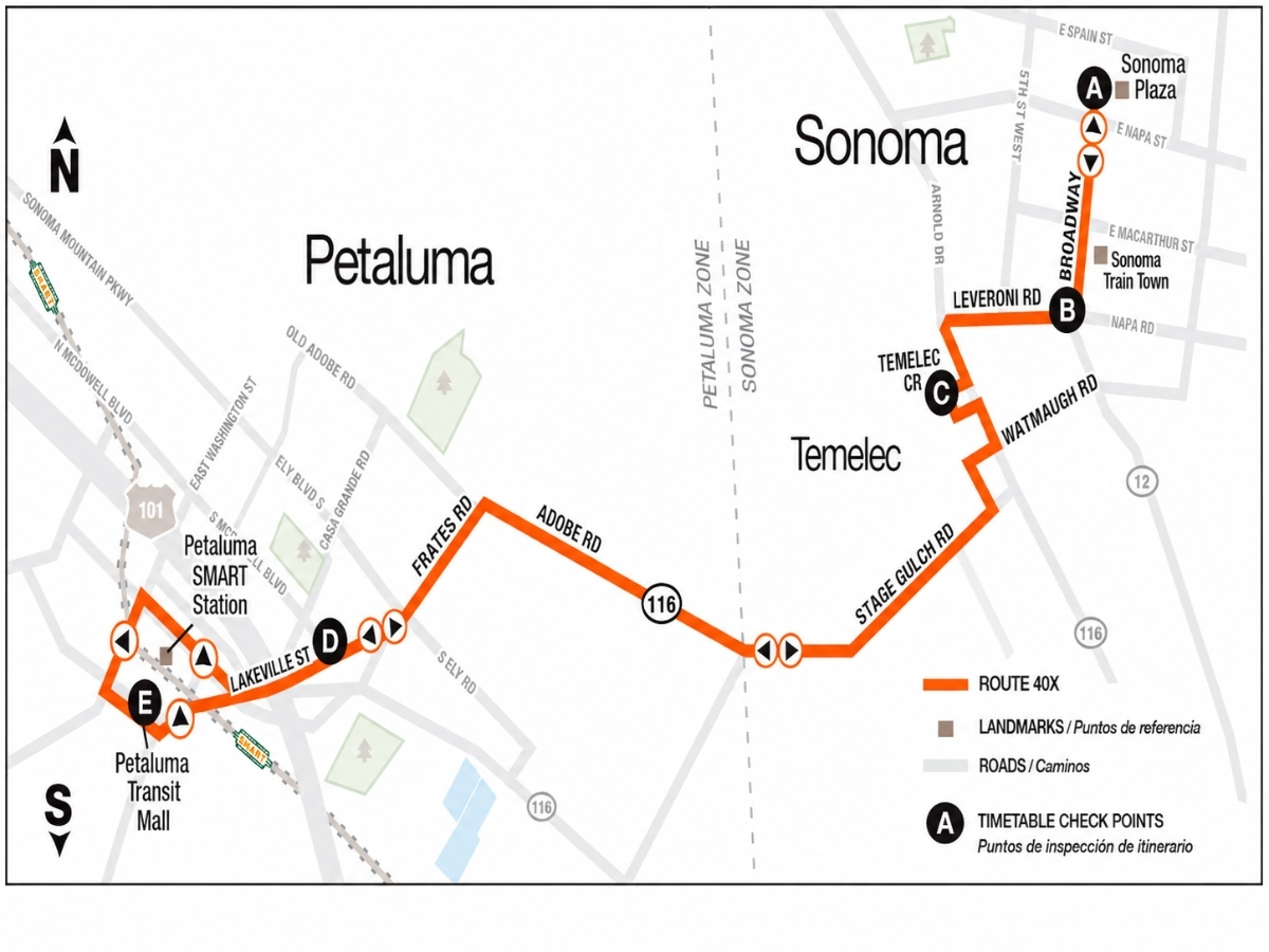 A September demonstration will show riders how the new bus route connects Sonoma Valley with SMART and destinations across the Bay Area.
