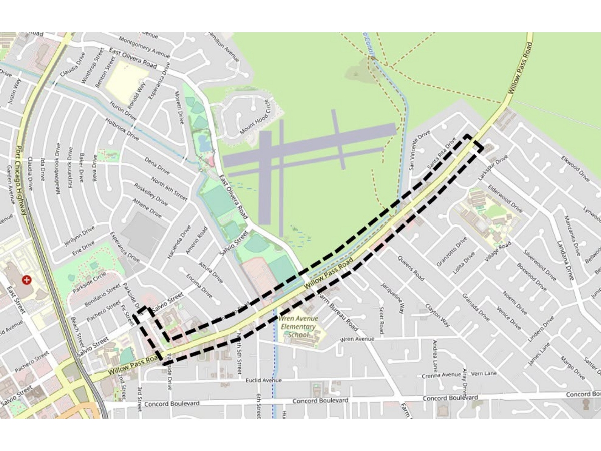 Concord officials will present plans on Wednesday for a bicycle facility on a stretch of Willow Pass Road.