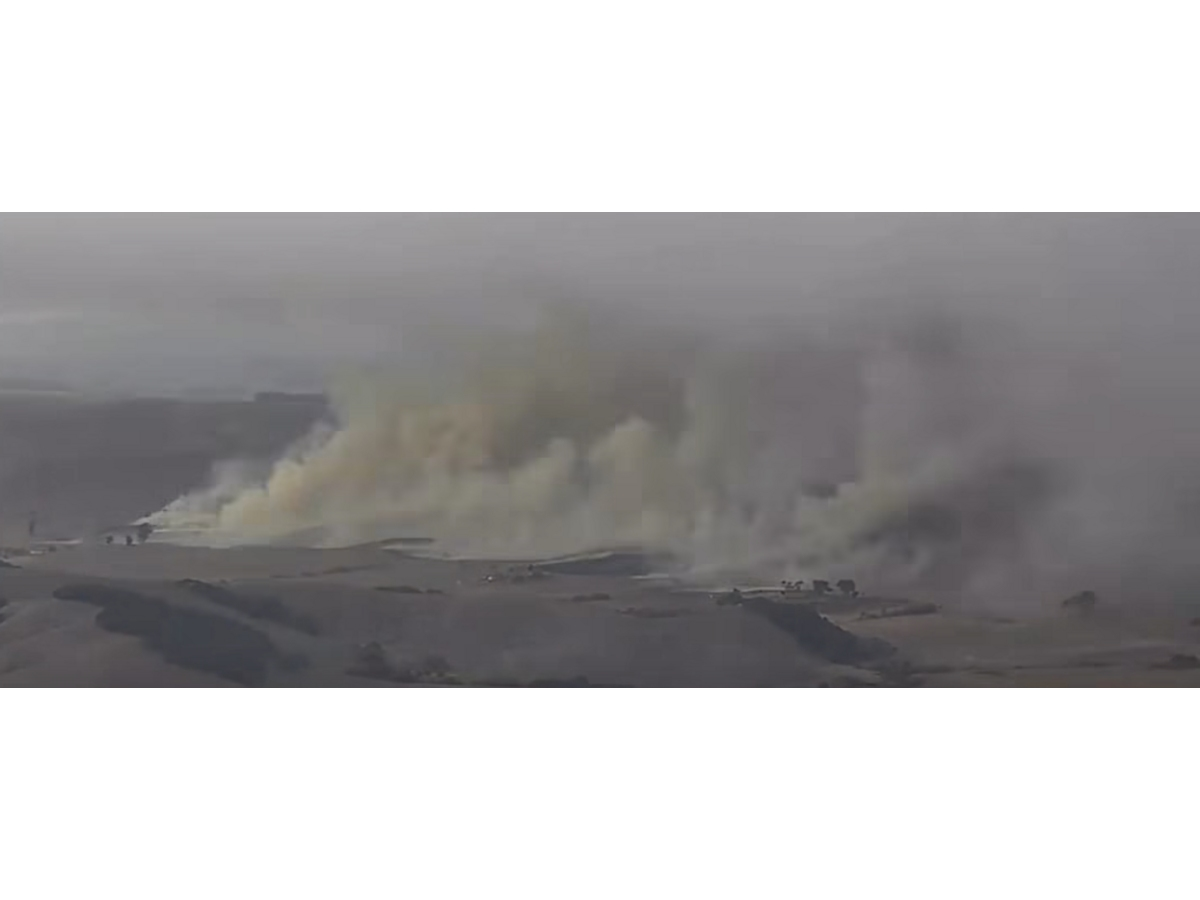 A fire that burned through hundreds of acres near the Marin-Sonoma county border this weekend prompted health warnings for people and animals.