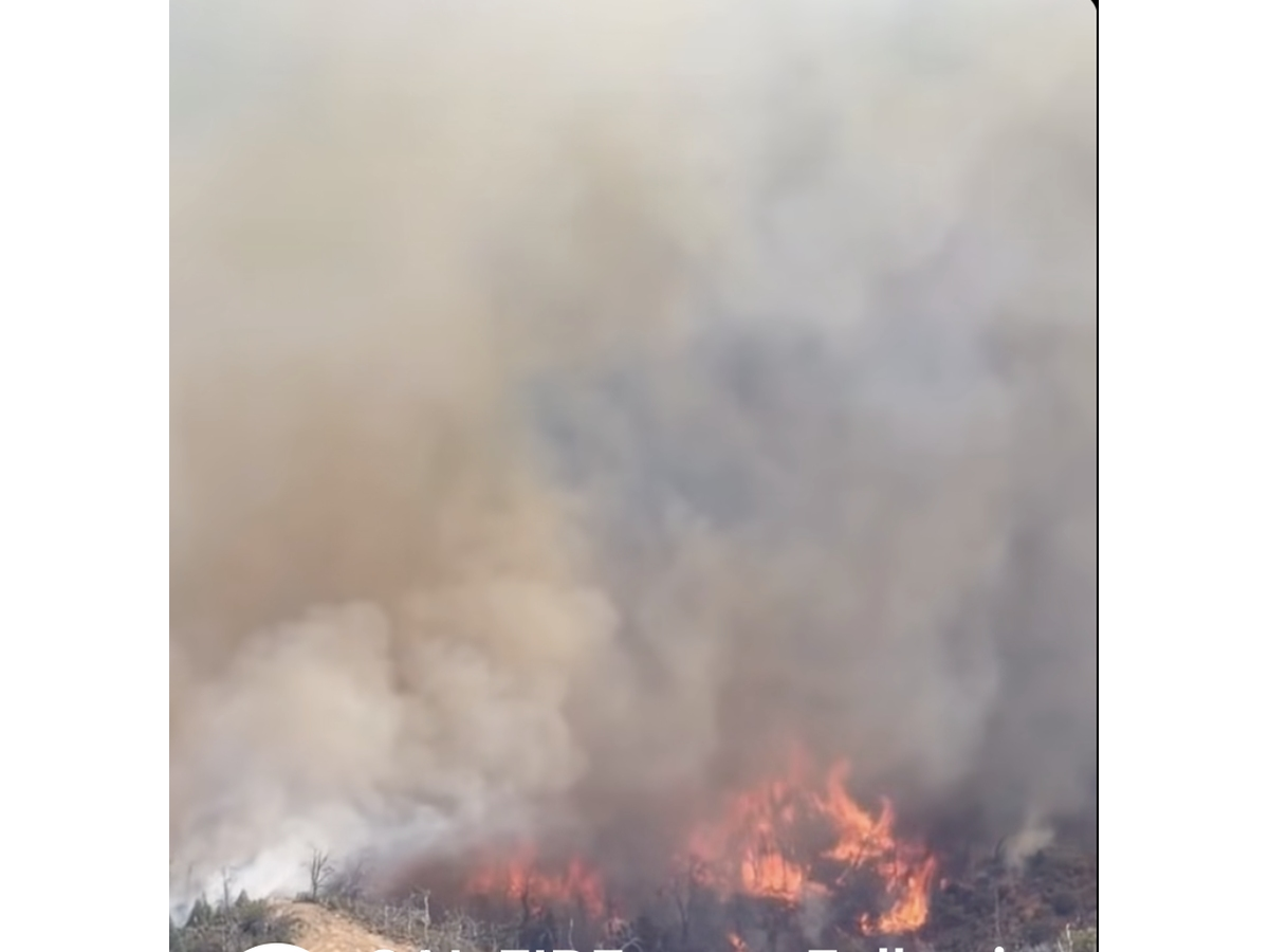 A planned burn sits on a ridgeline north of the Russian River will begin Thursday morning to avoid fueling fires like the recent Lucas Fire (above).