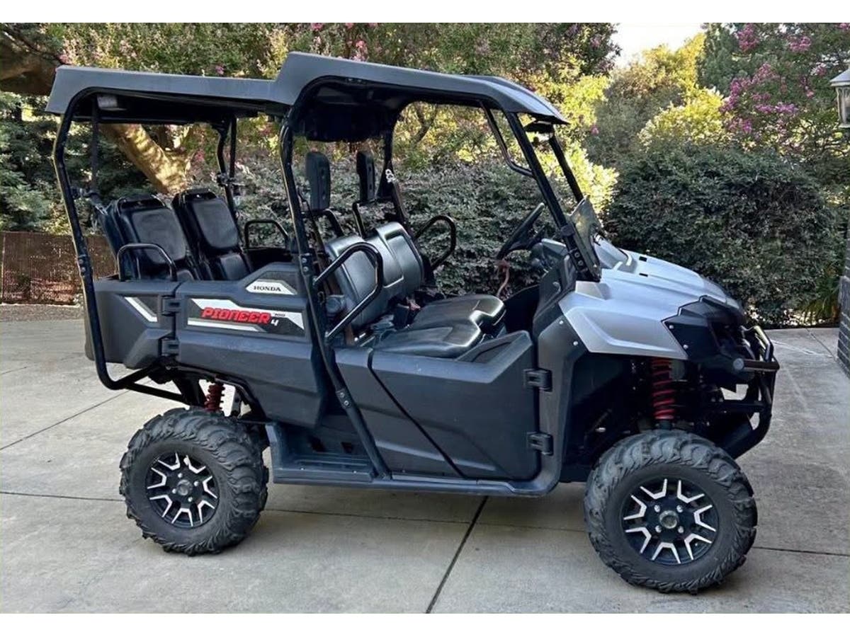 Authorities are searching for a 2017 Honda Pioneer side-by-side taken from Kenwood. 