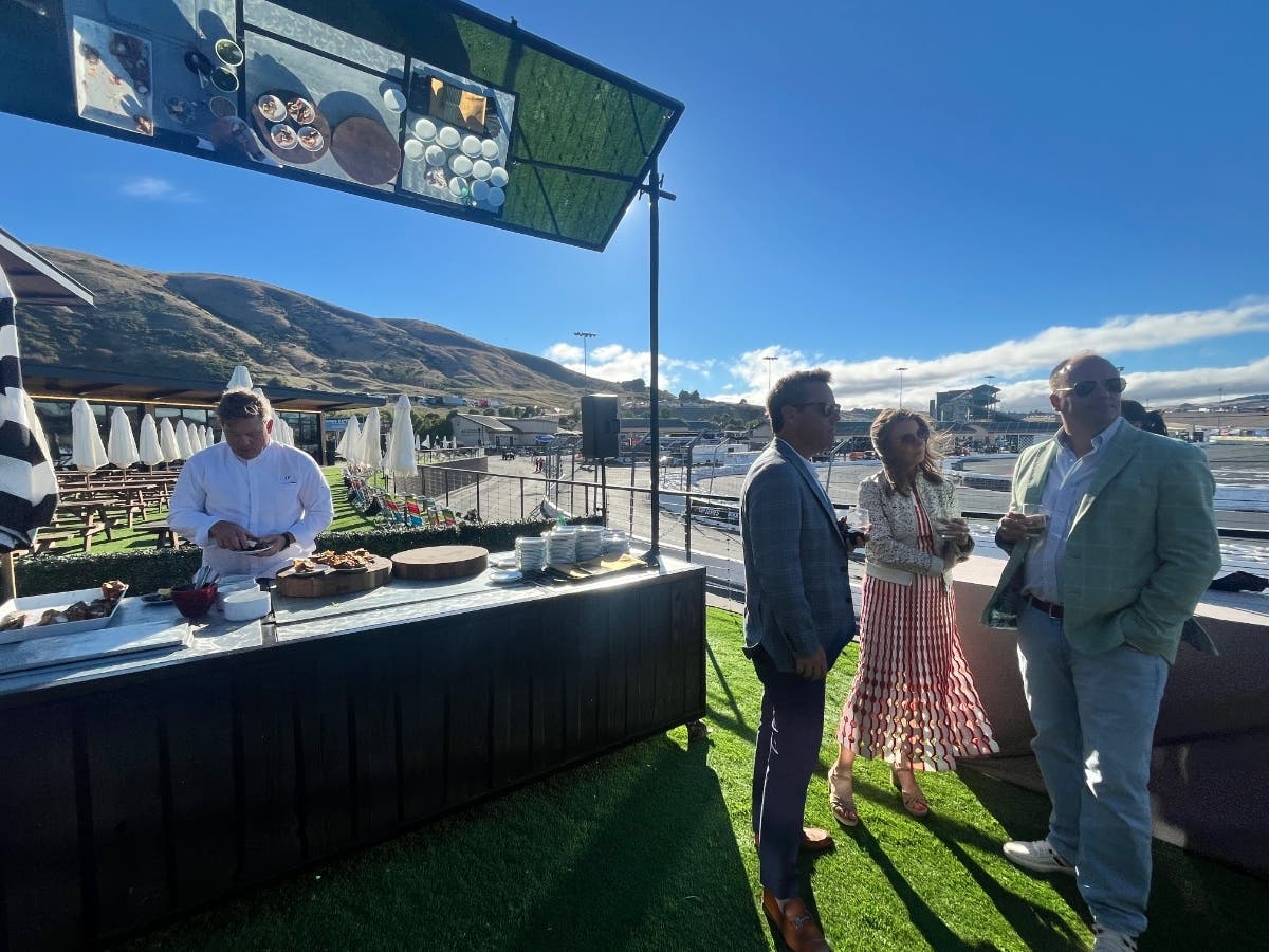 Chef Tyler Florence at a June 2026 fundraiser at the Sonoma Raceway's Turn 11. Brian Flynn was promoted to president of the raceway according to an Oct. 26, 2026 announcement. 