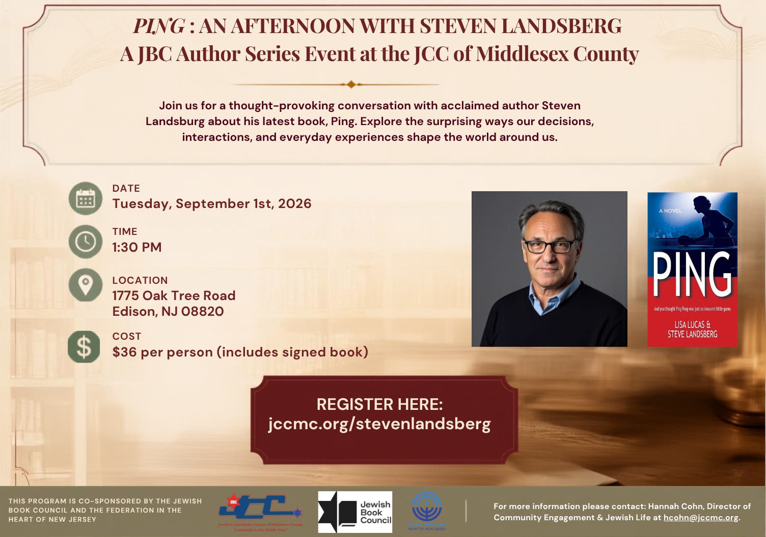Ping: An Afternoon With Steven Landsberg