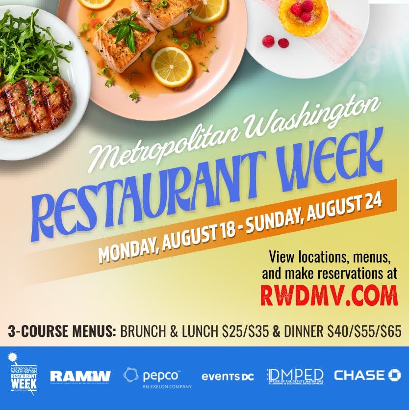 Metropolitan Washington Summer Restaurant Week 2025