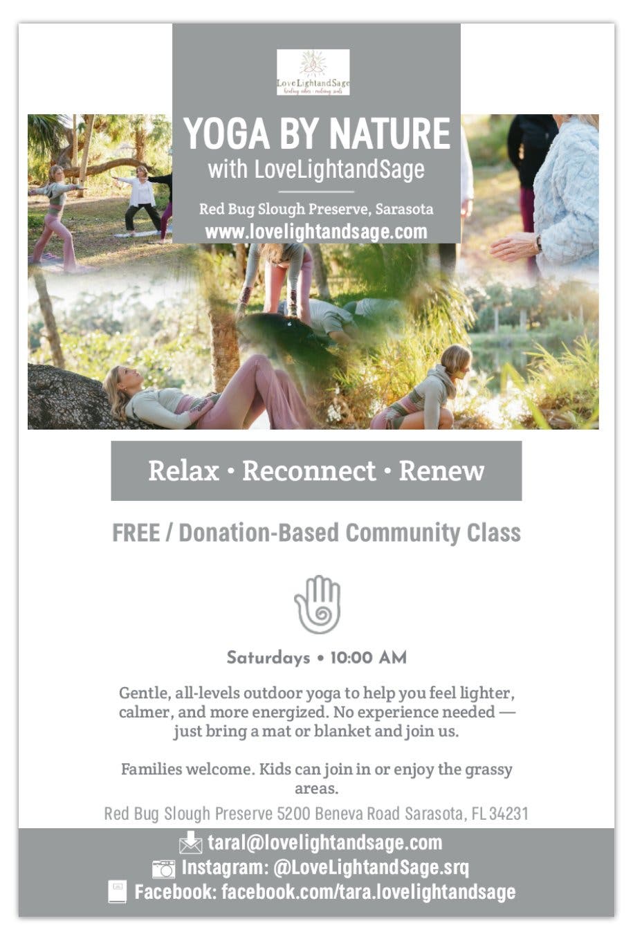 Yoga by Nature with LoveLightandSage 