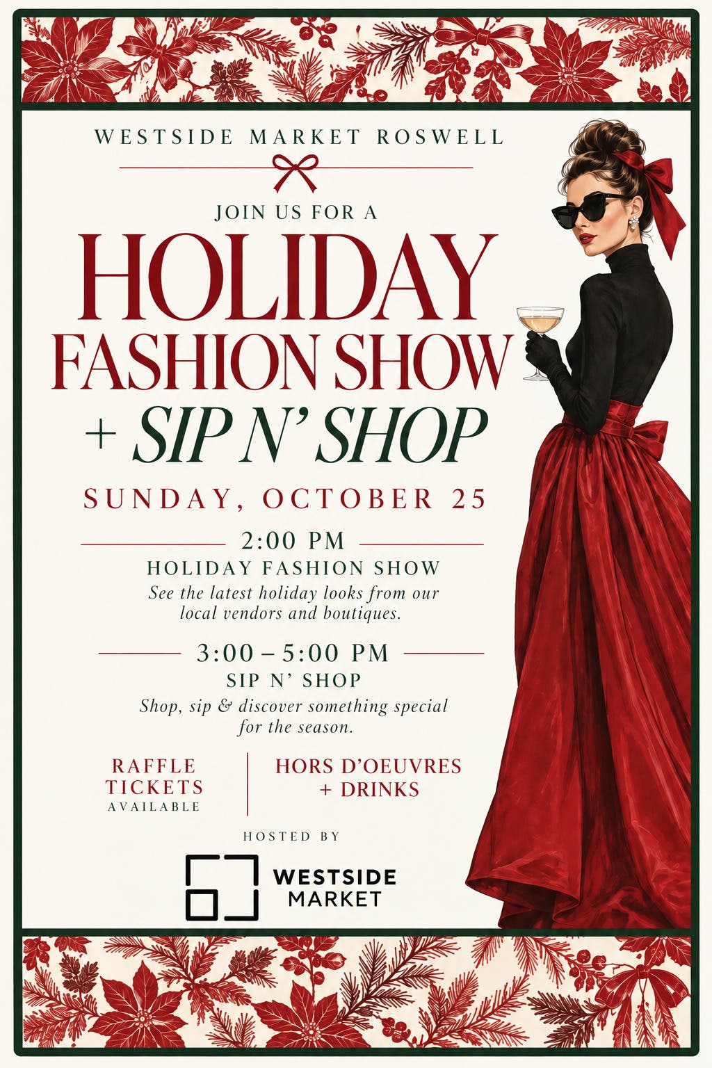 Holiday Fashion Show + Sip N' Shop