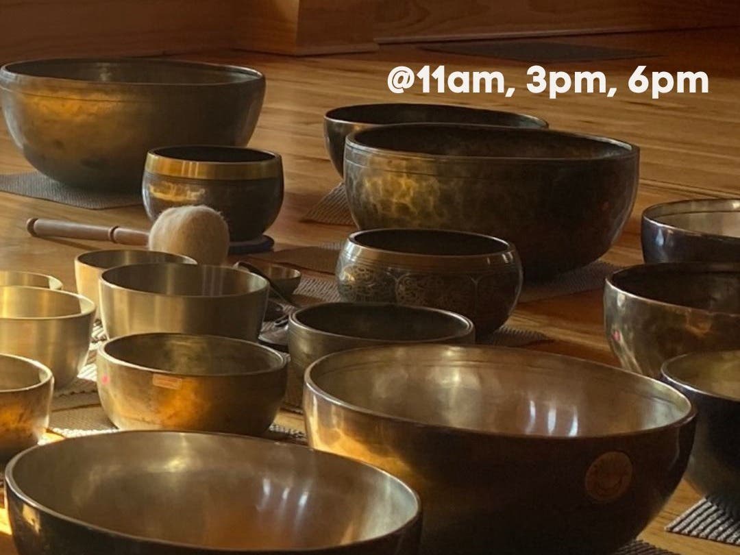 Sunday Sound Meditation with Himalayan Bowls