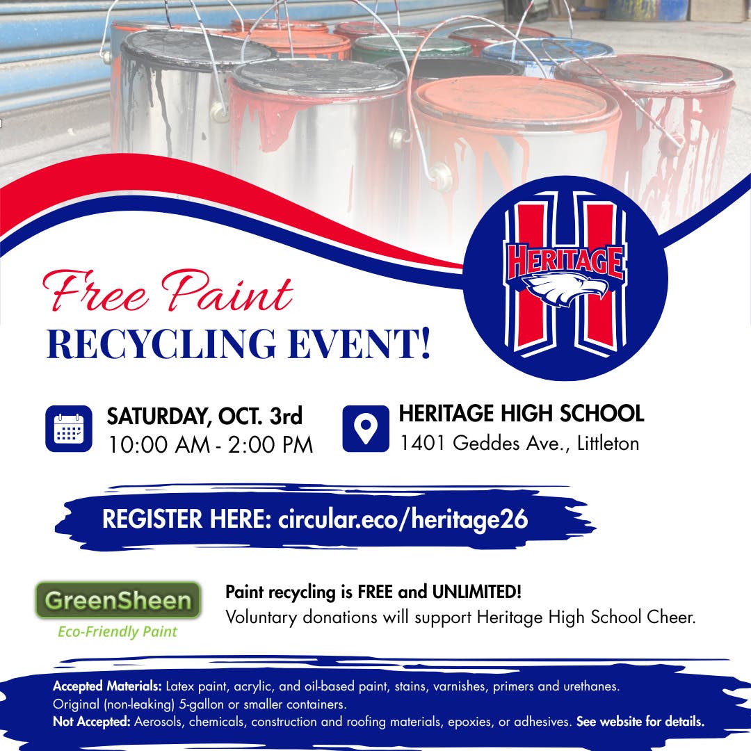 Free Paint Recycling Event!
