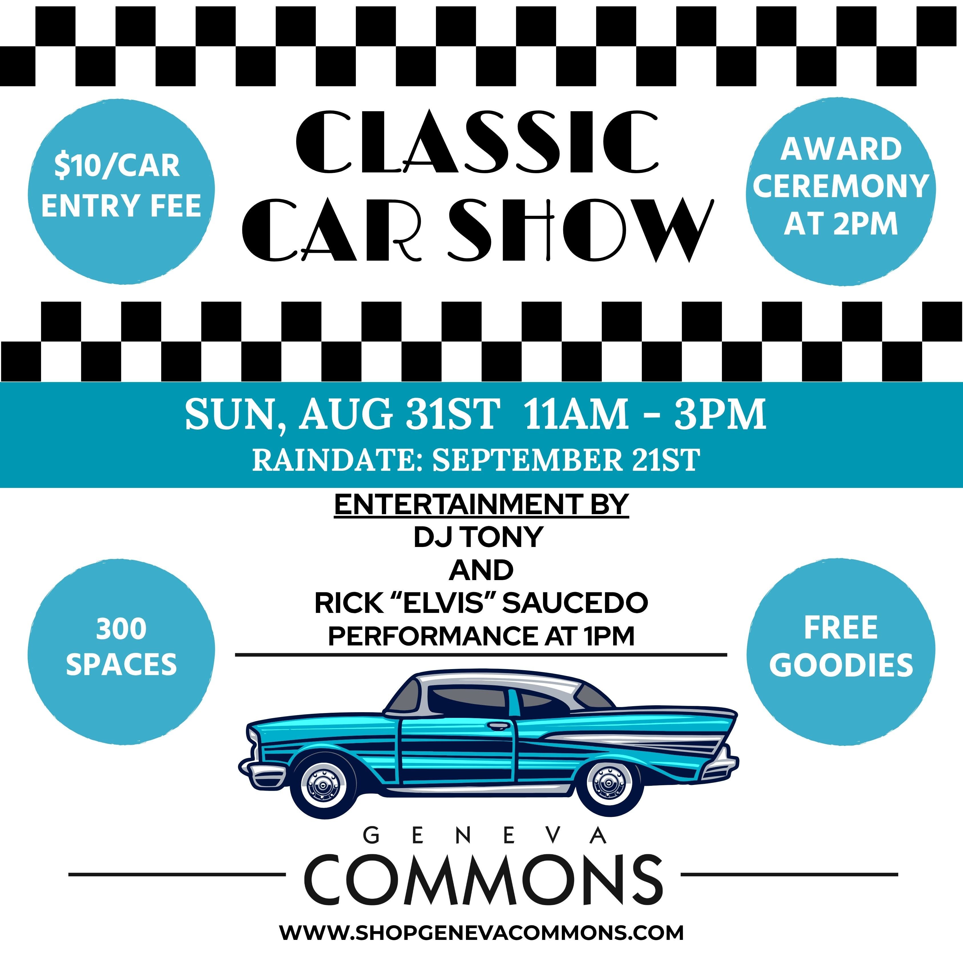 Classic Car Show at Geneva Commons