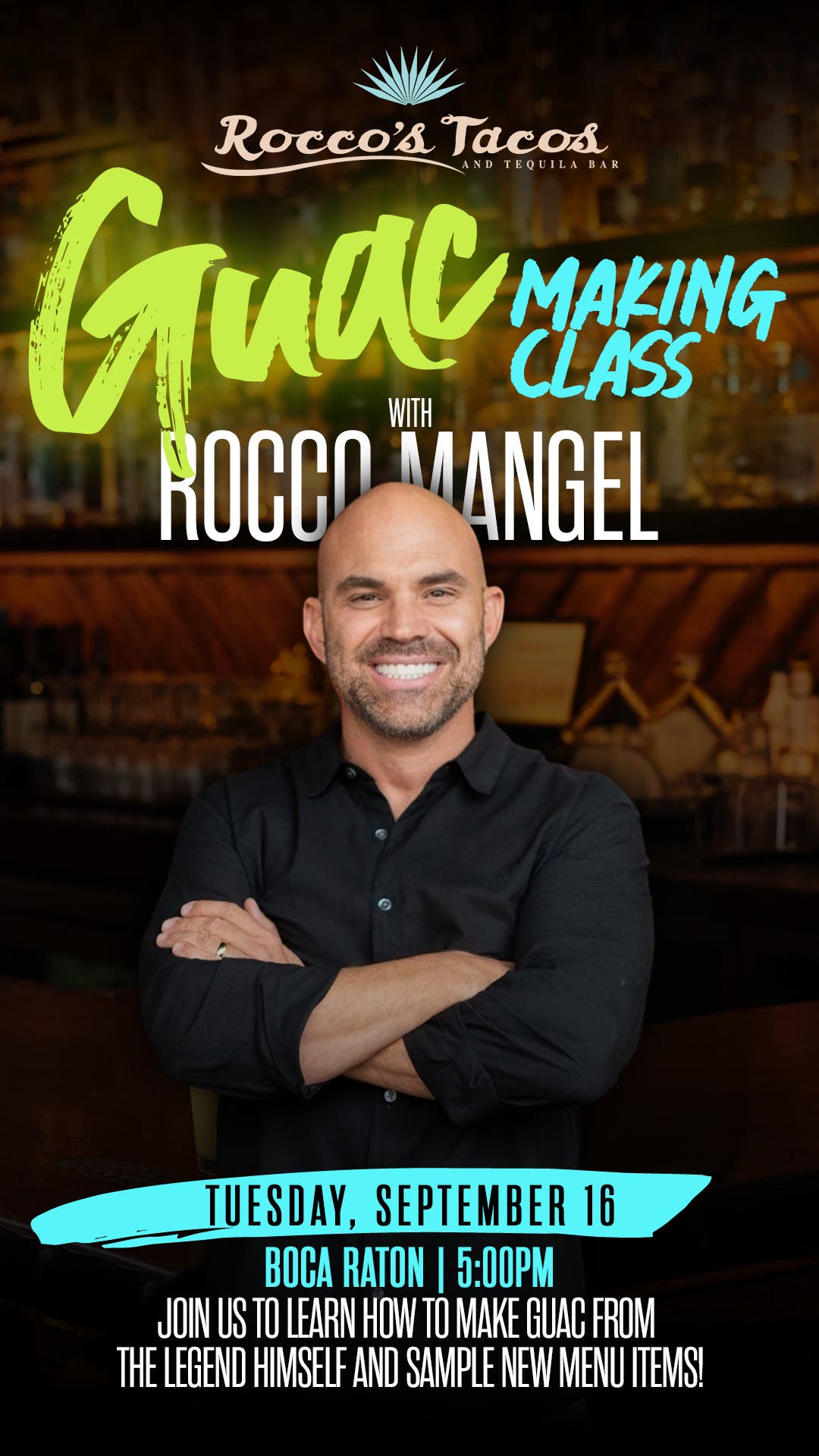 National Guacamole Day at Rocco's Tacos
