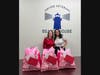  Colonel Josiah Smith Chapter Veterans Chair Kathleen Guleksen (left) and Beacon House Director Sarah Merzali (right) with Valentine’s gift bags and gift cards.