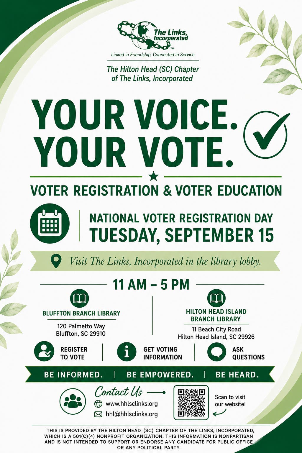 Your Voice. Your Vote.