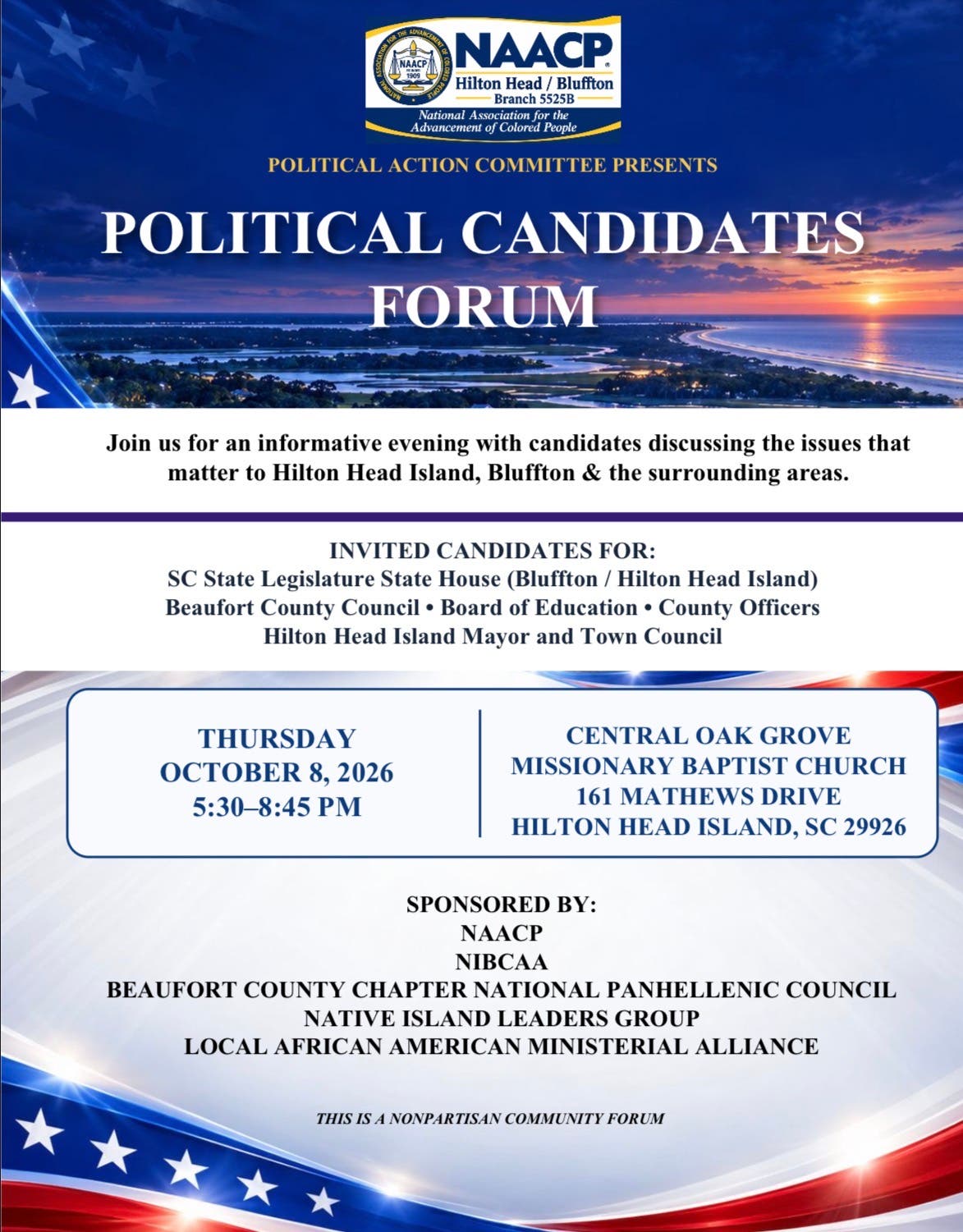NAACP PAC Coalition Political Candidates’ Forum