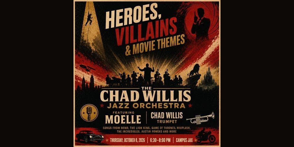 Heroes, Villians and Movie Themes The Chad Willis Jazz Orchestra ft. Moelle
