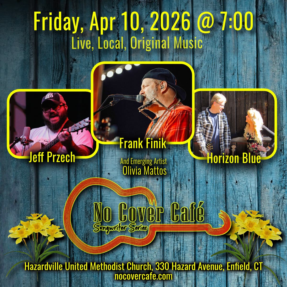 No Cover Cafe Concert Series