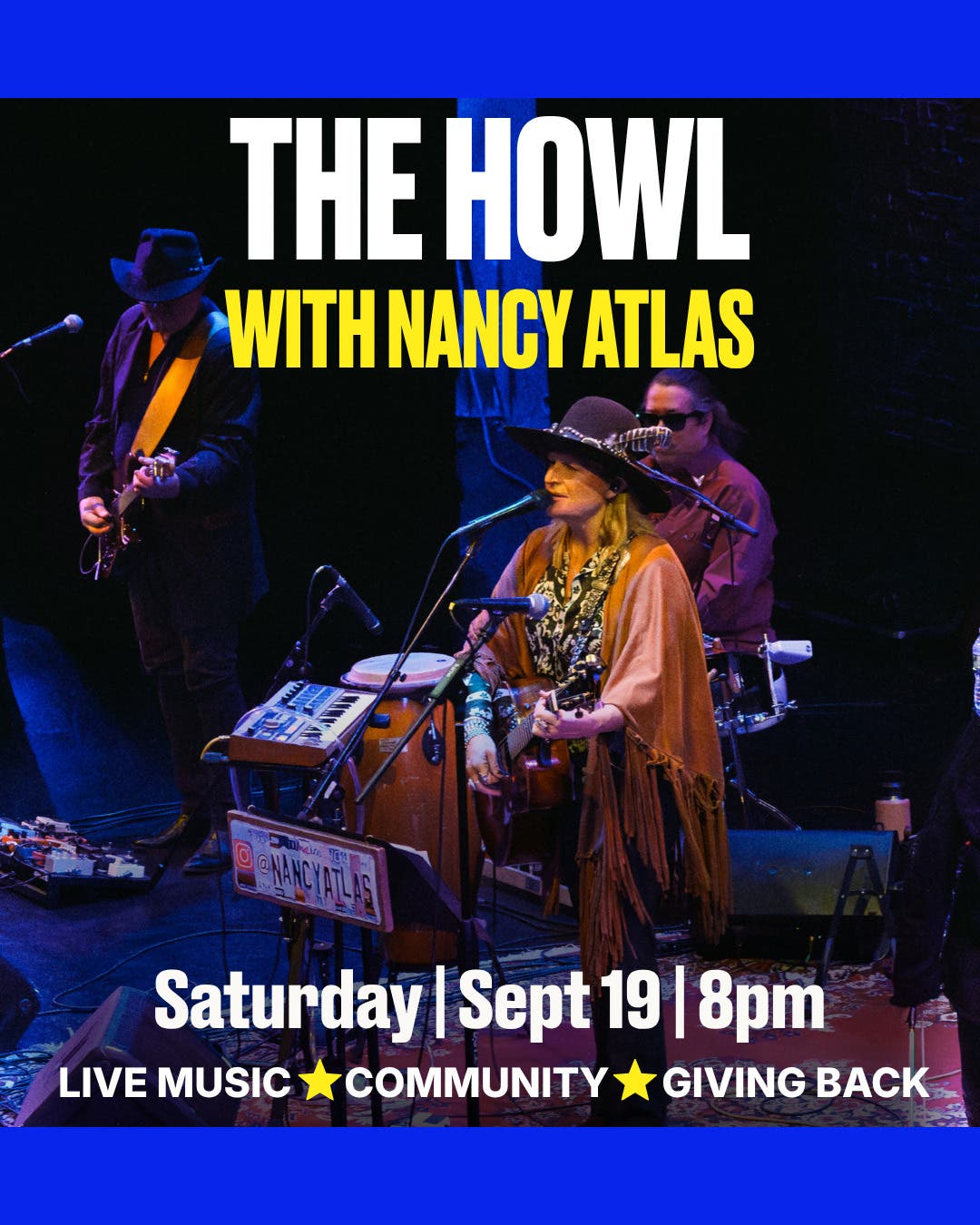 Nancy Atlas: The Howl | Saturday, September 19, 2026 at 8 PM