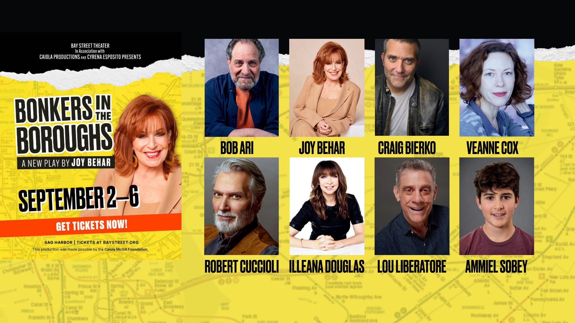 Joy Behar’s BONKERS IN THE BOROUGHS at Bay Street Theater