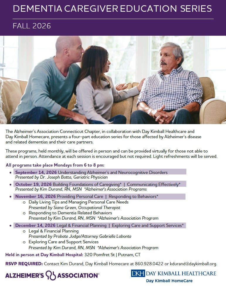 Dementia Caregiver Education Series