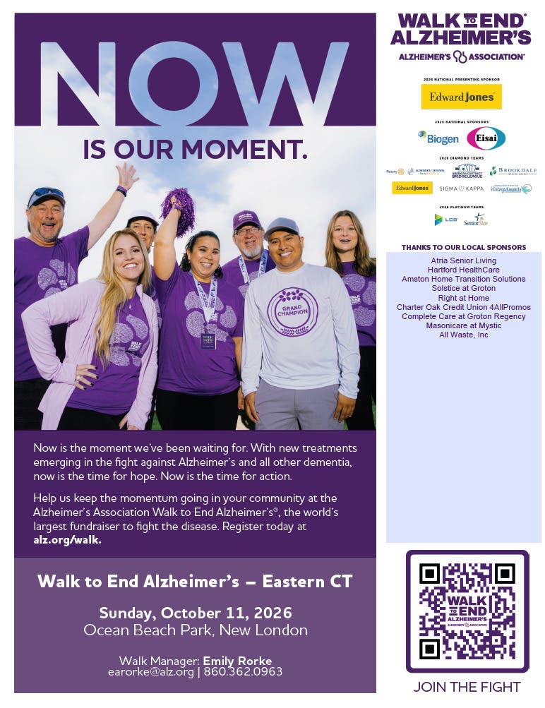 Walk to End Alzheimer's is Now October 11th