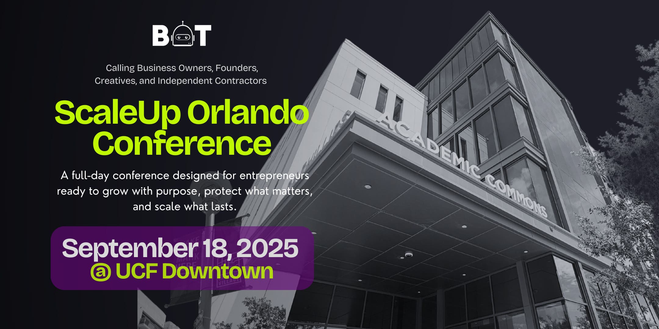 ScaleUp Orlando: A One-Day Conference for Founders and Small Biz Owners