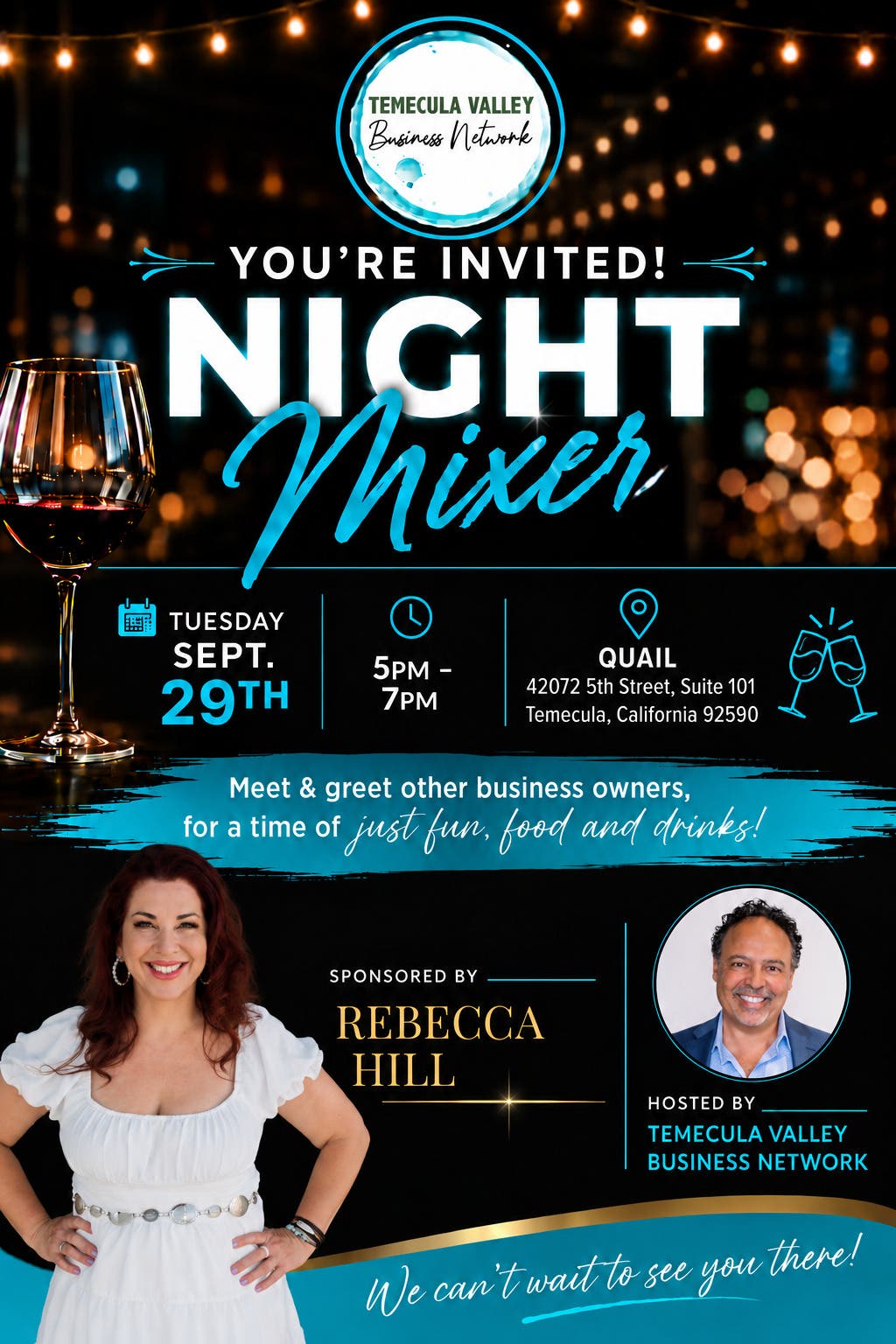 Evening Business Mixer in Sept