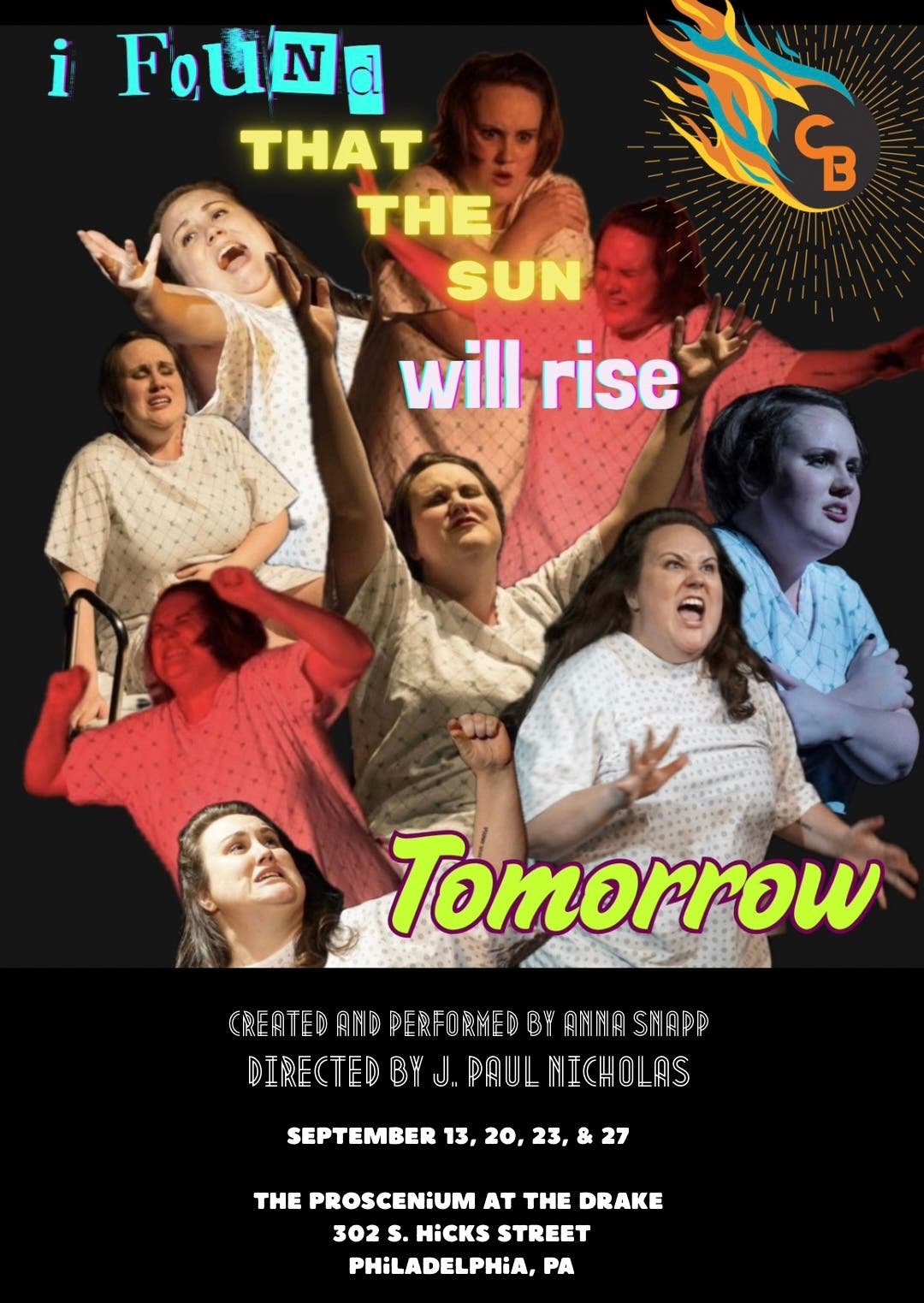 Solo Show "I Found That the Sun Will Rise Tomorrow" to show at Cannonball Festival/Philly Fringe!
