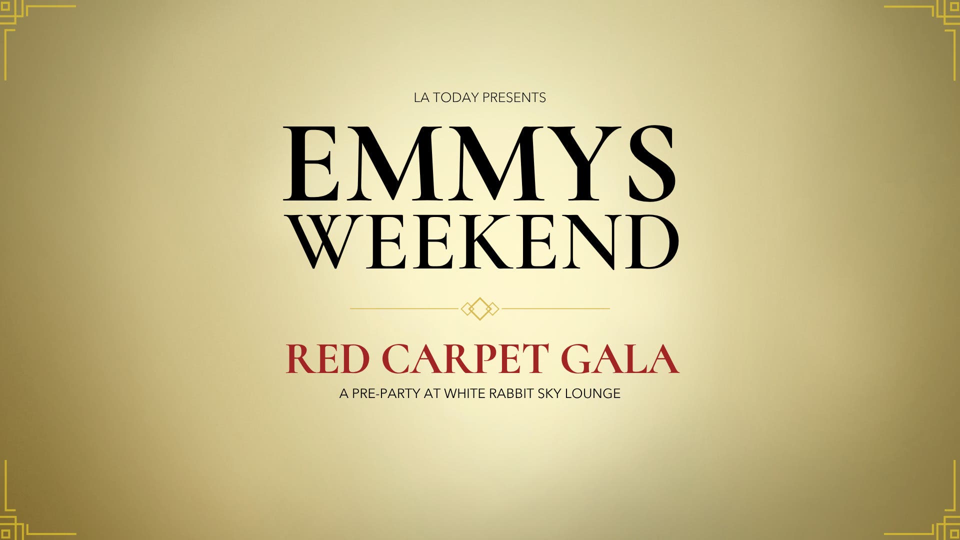 Emmys Weekend: Red Carpet Gala & Pre-Party