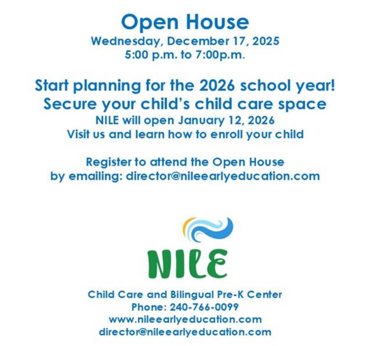 Child Care Open House 