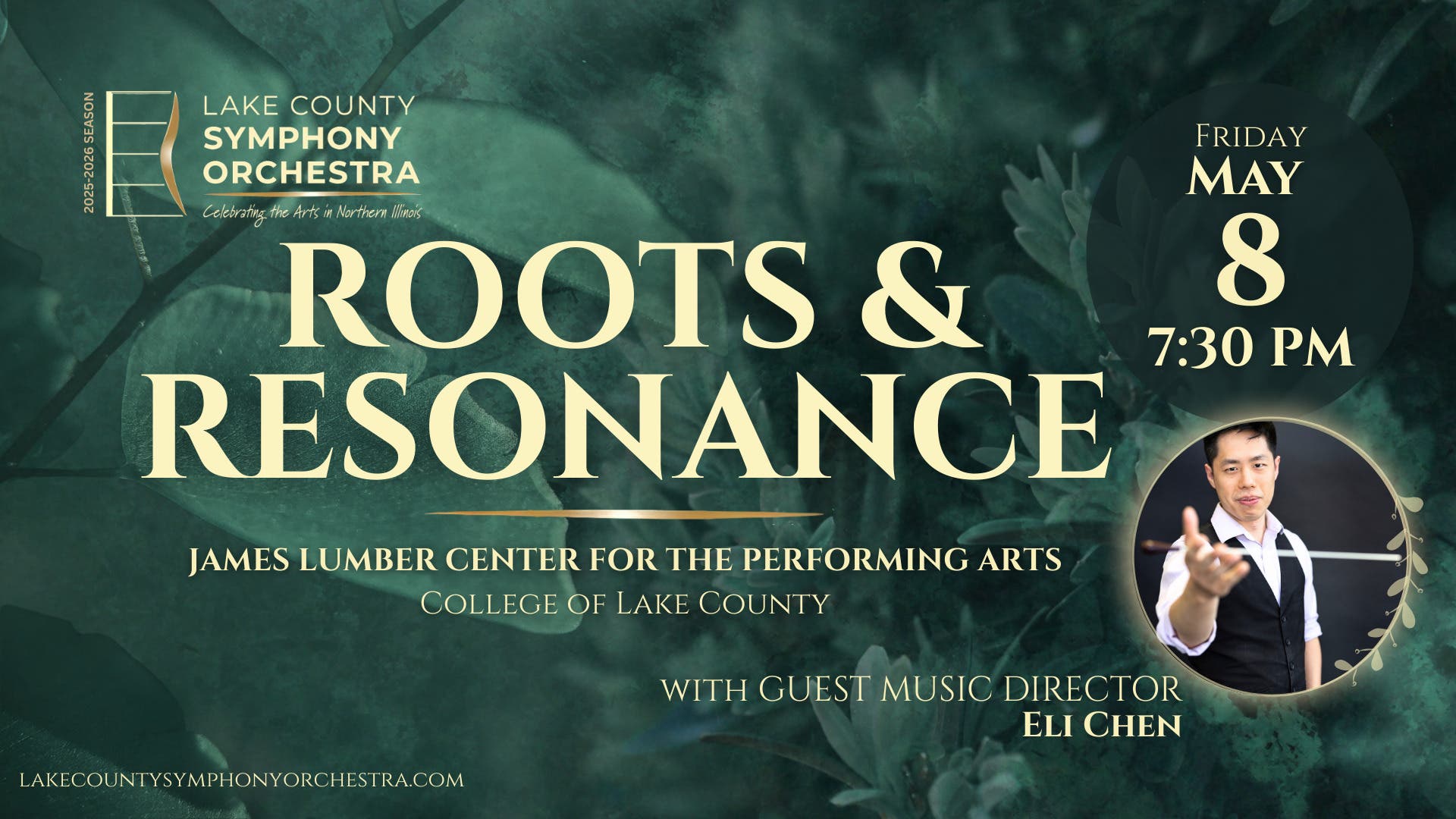 Roots & Resonance: Lake County Symphony Orchestra with Eli Chen