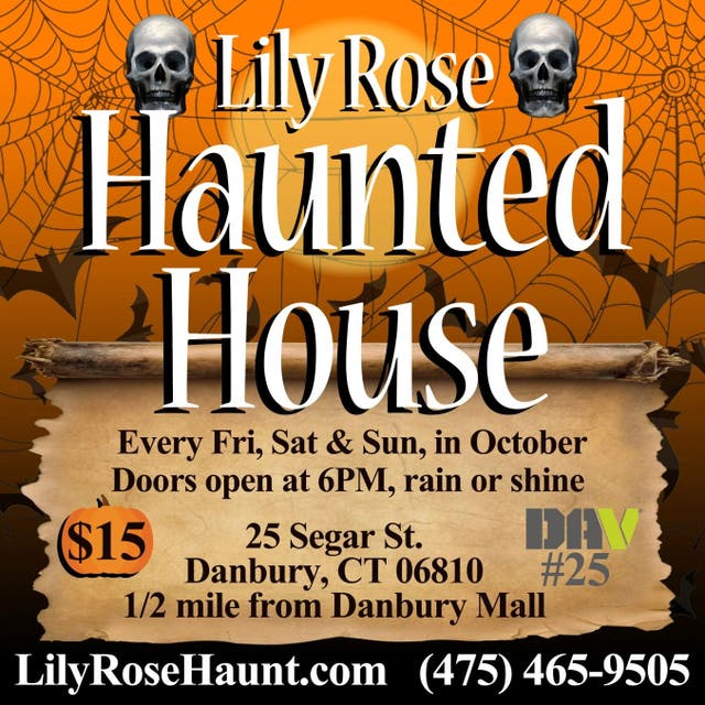 Oct 2 | DAV Chapter 25 to Host Lily Rose Haunted House through ...