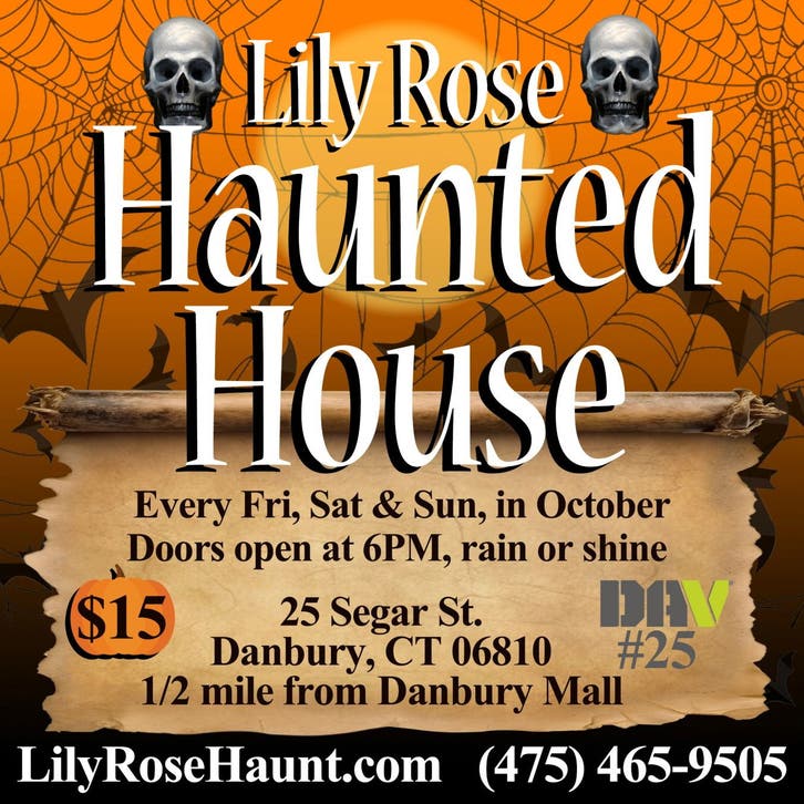 Oct 2 | DAV Chapter 25 to Host Lily Rose Haunted House through ...
