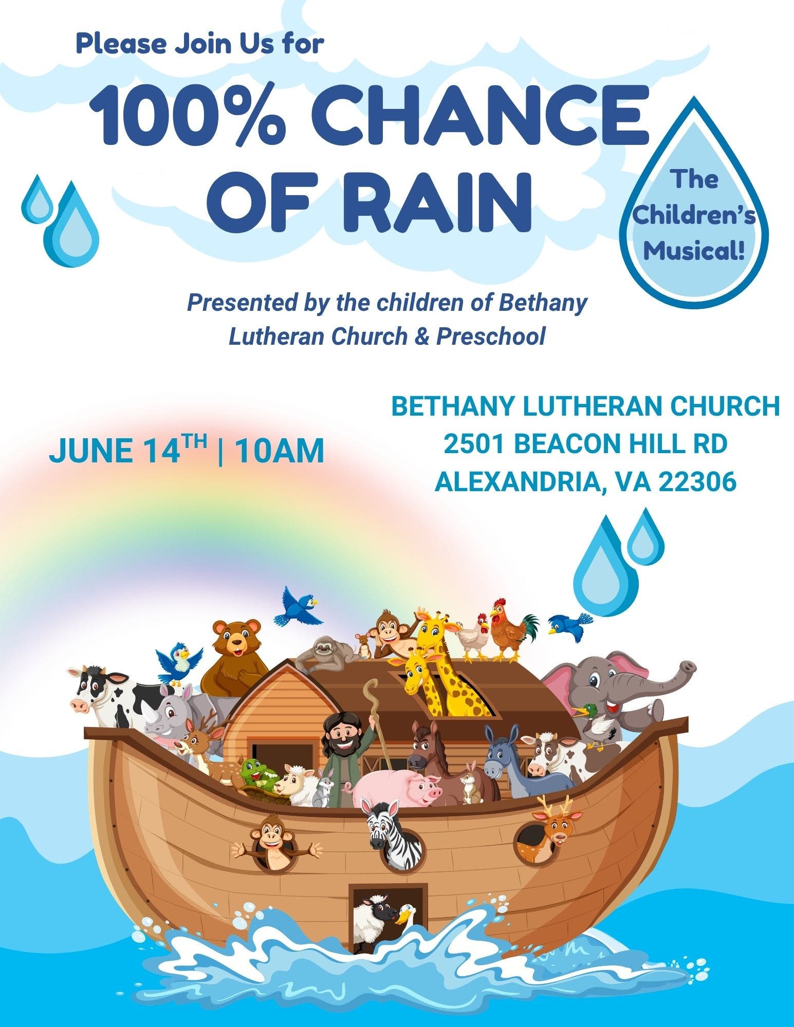 Children's Musical: 100% Chance Of Rain