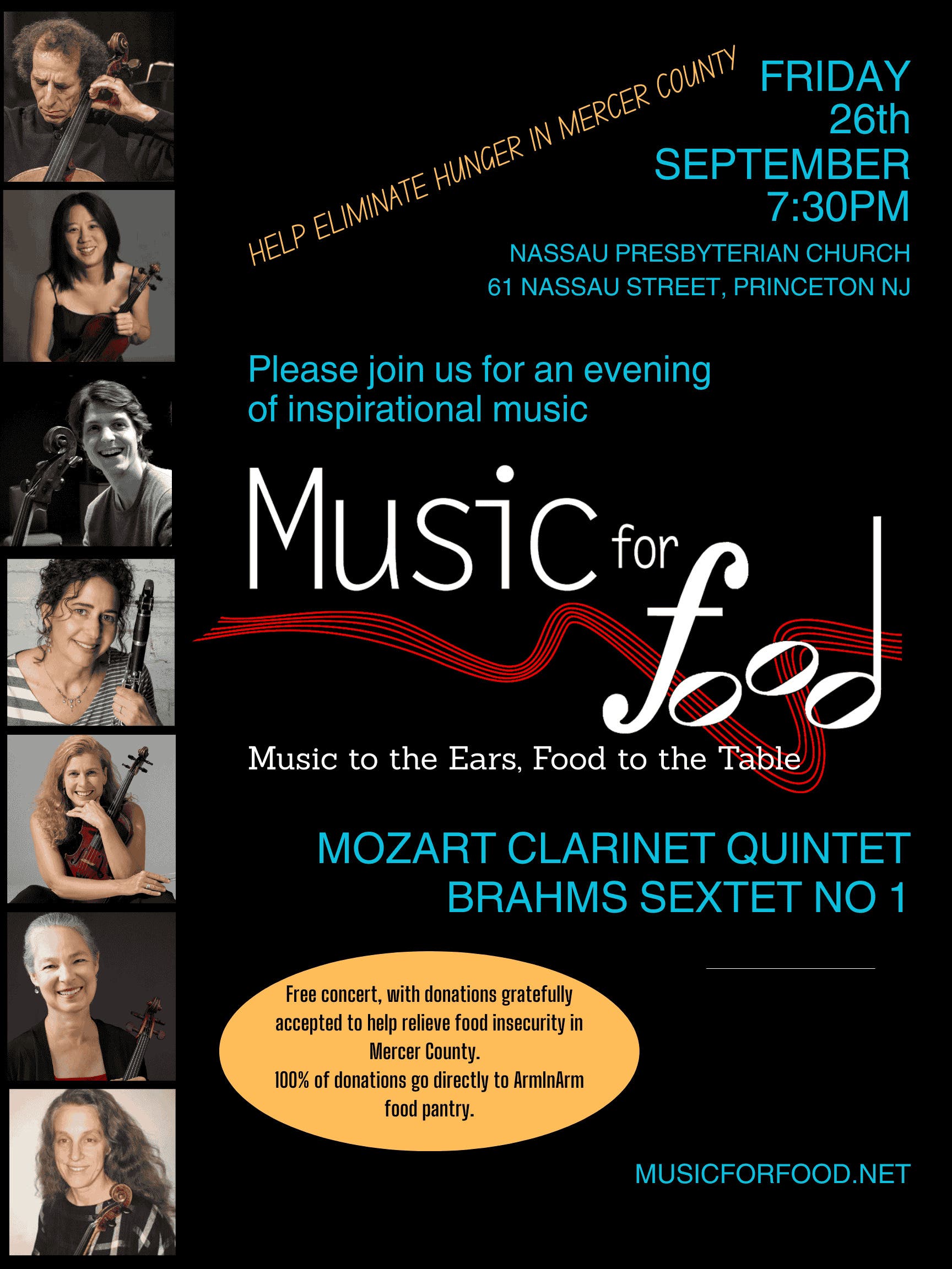 MusicForFood Princeton Inaugural Concert