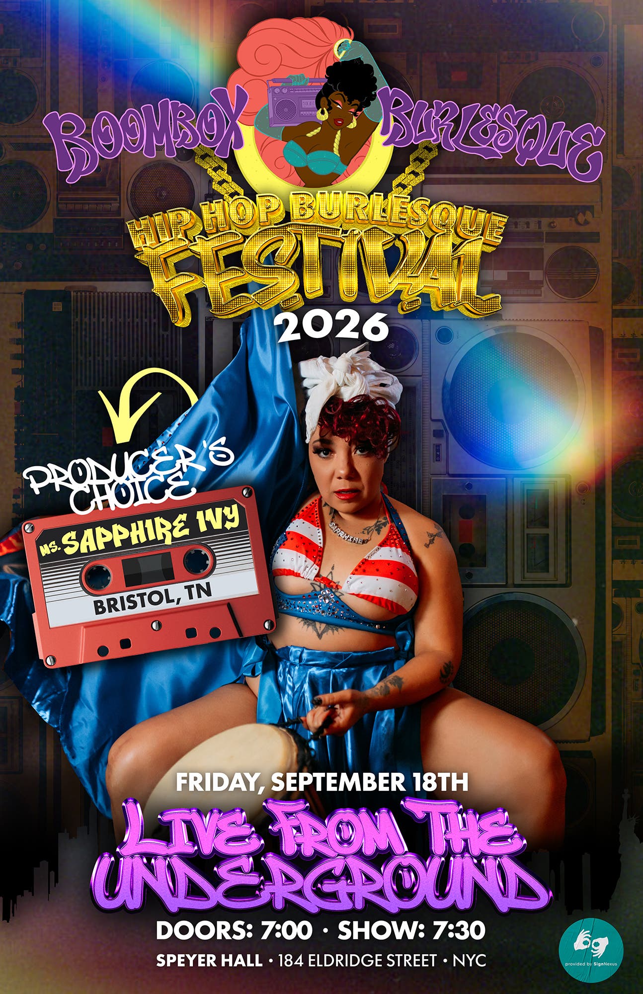 Boombox Burlesque Hip Hop Burlesque Festival 2026: Live From the Underground 