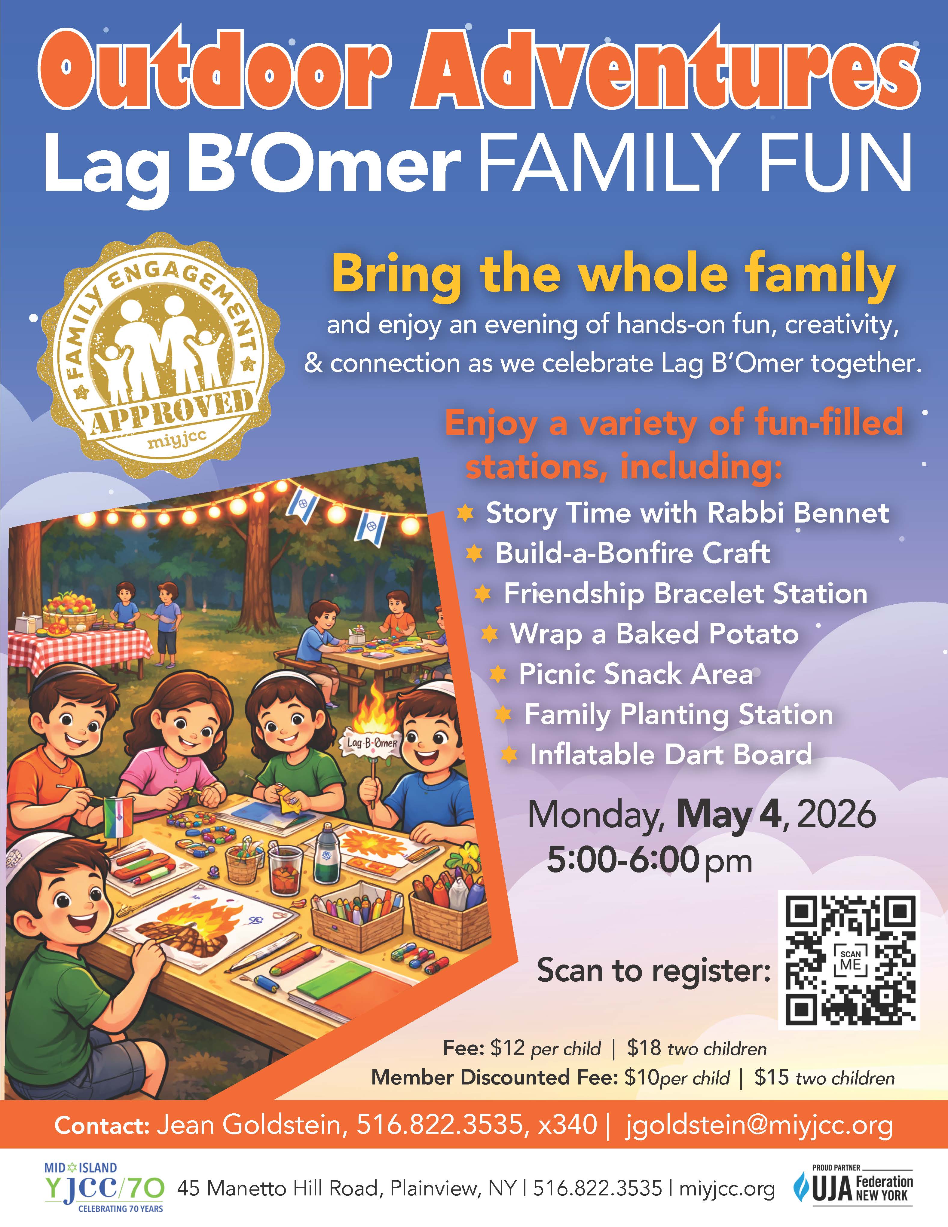 Lag B’Omer Outdoor Adventures: Family Fun at the Mid-Island Y JCC