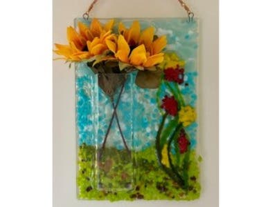 Fused Glass- Pocket Vase Class