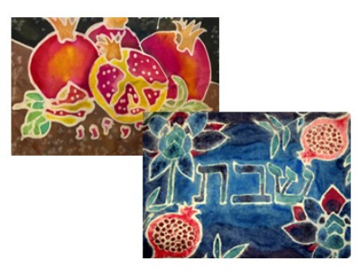 Batik Inspired Challah Cover