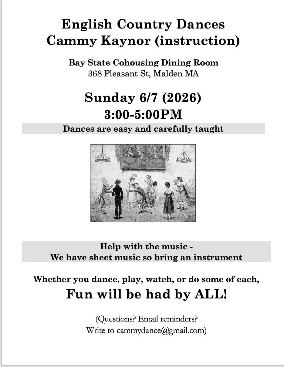 English Country Dancing