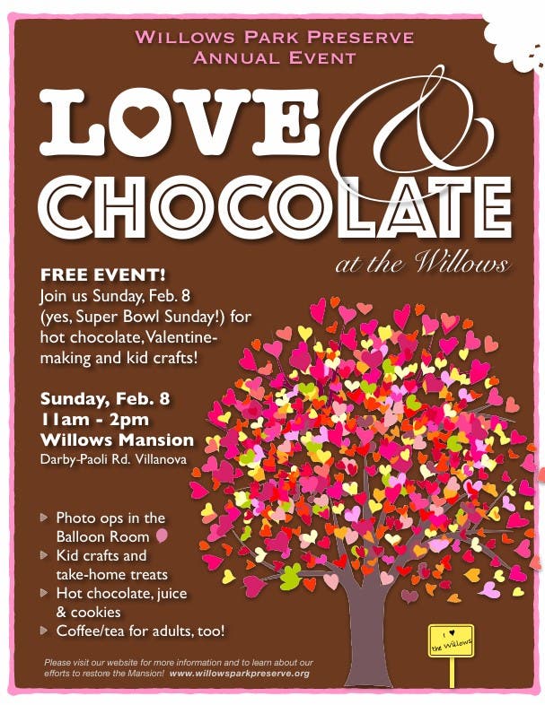 Love & Chocolate: Kids Valentine's Day at the Willows Mansion