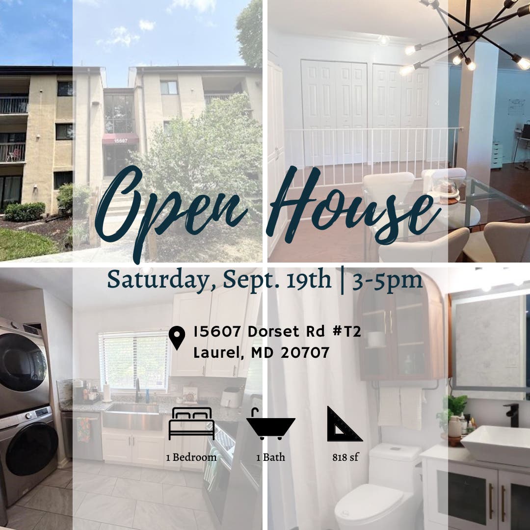 🏡 Saturday Open House in Laurel, MD