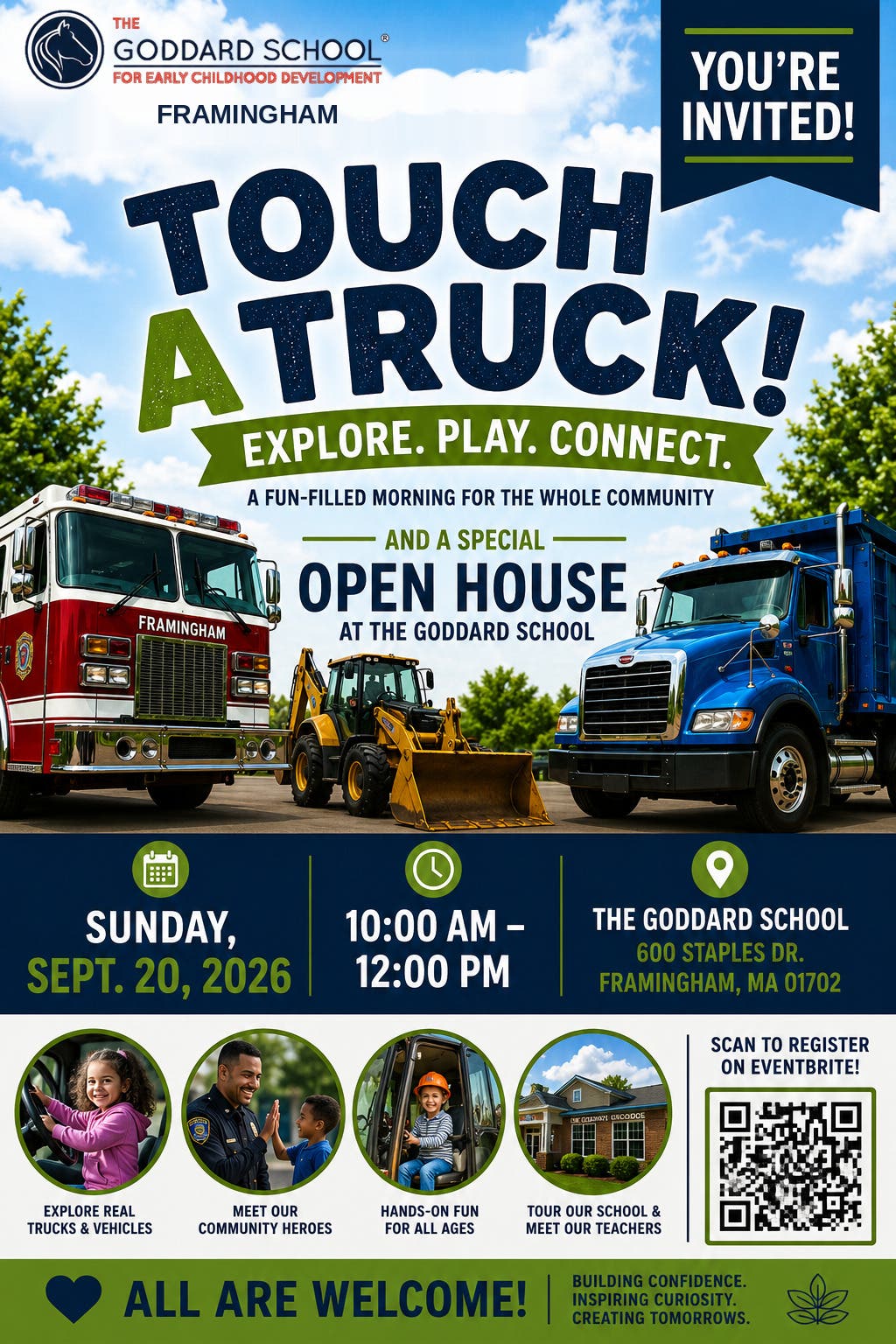 Touch-a-Truck and Open House at The Goddard School of Framingham