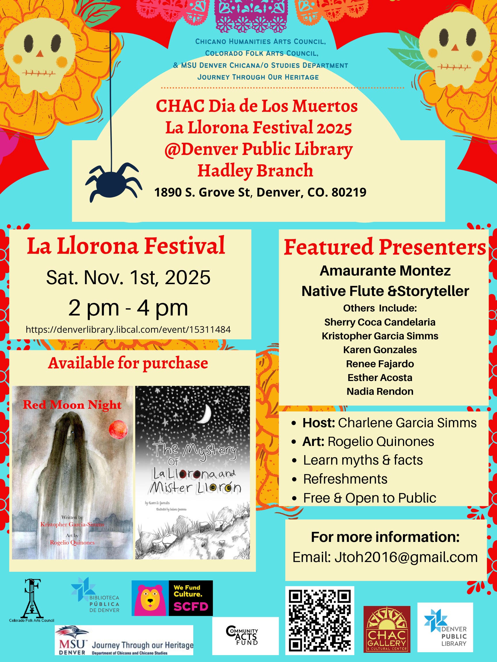 Denver Public Library hosts La Llorona Festival in tribute to Dia de Los Muertos   
