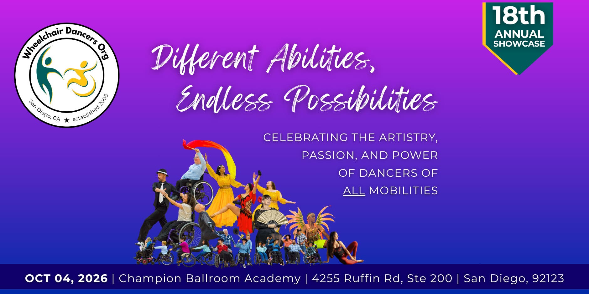 WDO's 18th Annual Showcase: Different Abilities, Endless Possibilities!
