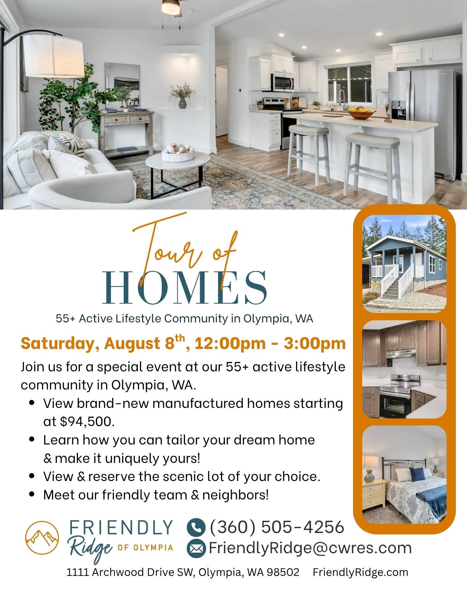 Open House & Custom Homes at Friendly Ridge