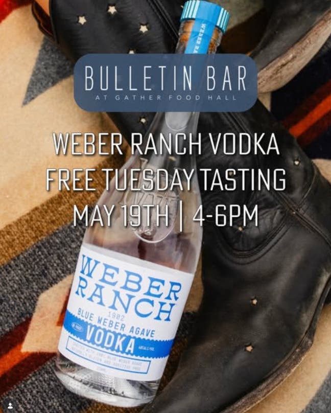 Free Tasting Tuesday at Gather Food Hall's Bulletin Bar