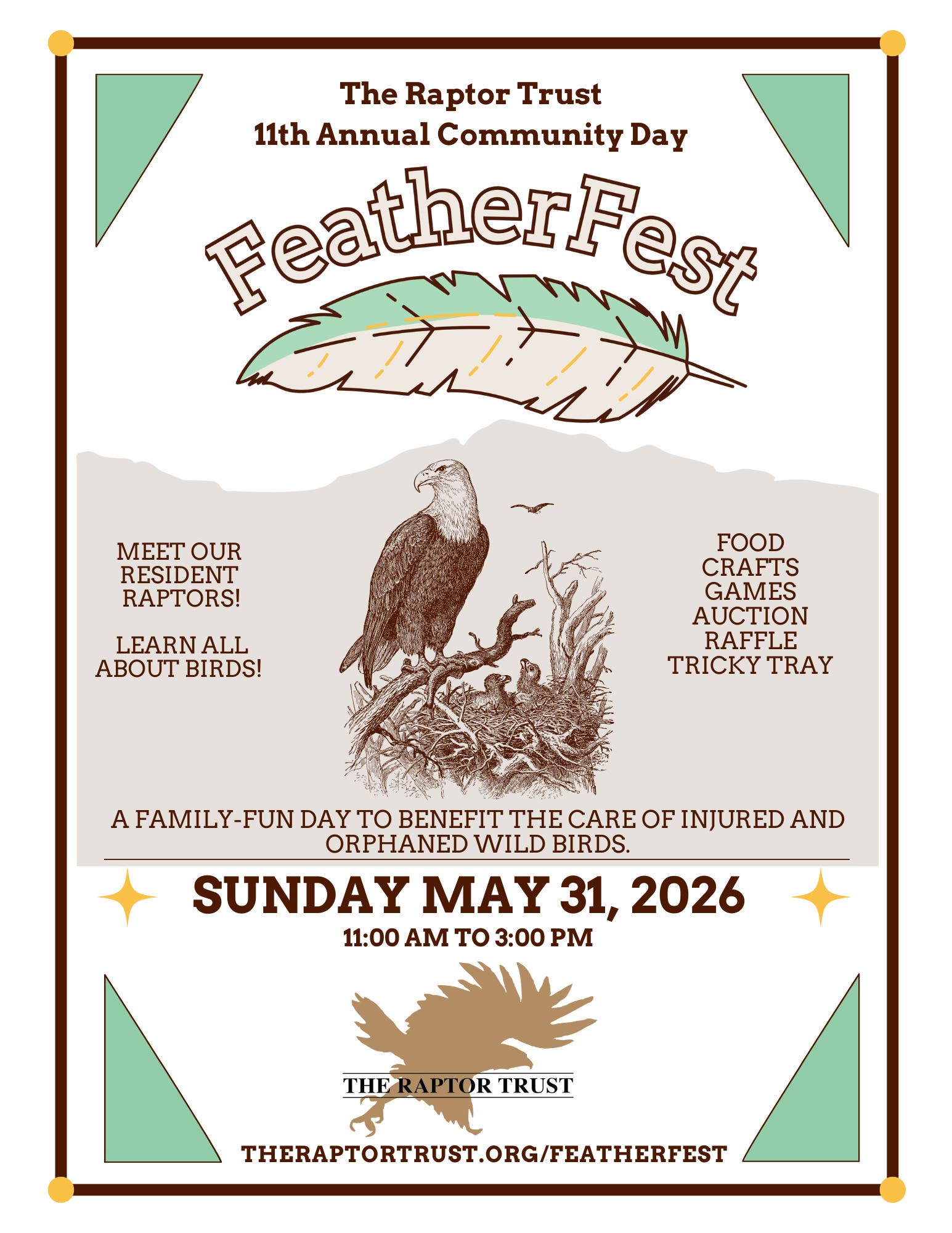 FeatherFest - The Raptor Trust's 11th Annual Community Day 