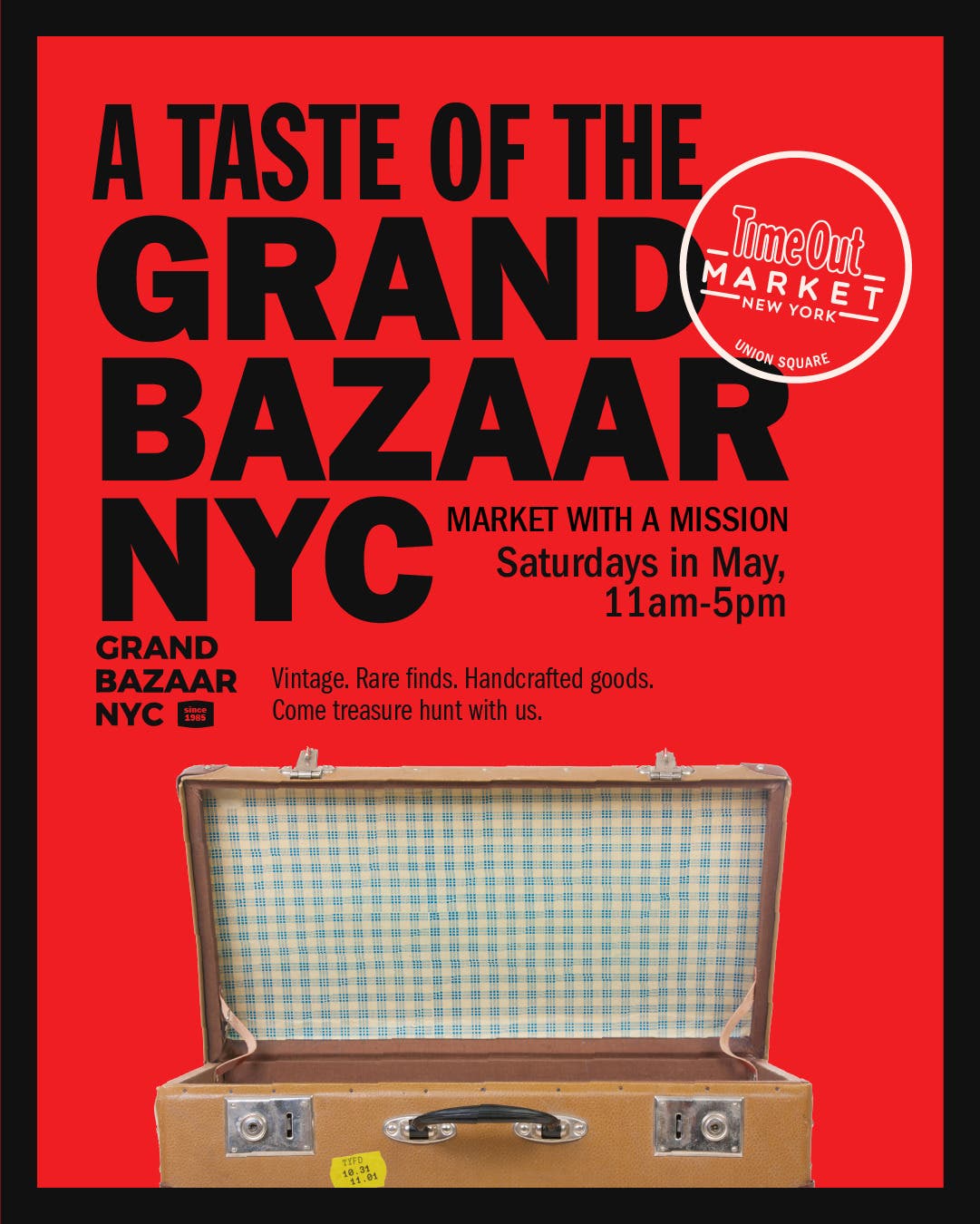 Shop at Time Out Market Union Square During Grand Bazaar Saturdays All May Long